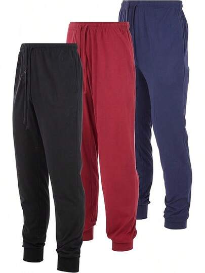 Joggers-black/Navy/Burgandy-X-Large