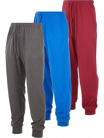 Joggers-royal/Burgandy/Charcoal-X-Large
