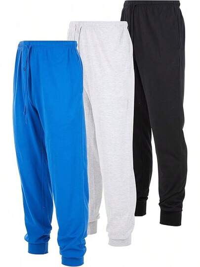 Joggers-black/Heather Grey/Royal-X-Large